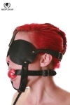 Masque harnais Black Fur Line Masque harnais Black Fur Line